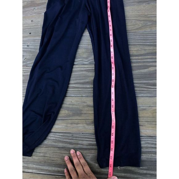 Trina Turk Bromeliad Jumpsuit Romper Key-hole Back Navy Blue, Size XS, MSRP $238 - Picture 9 of 10